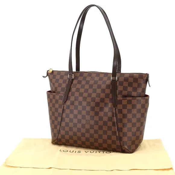 Louis Vuitton Brown Checkered Tote - Picture 1 of 10